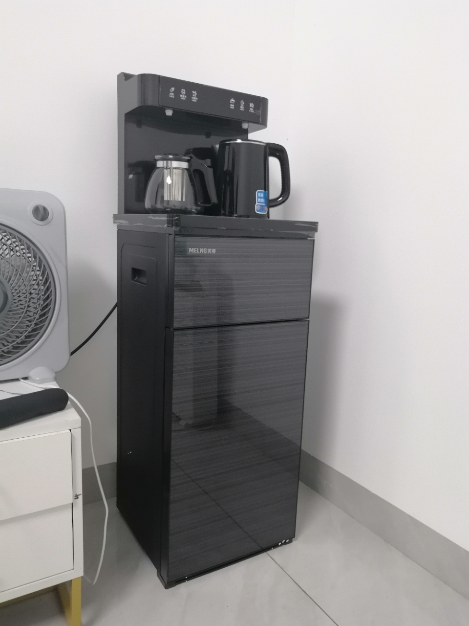 美菱(MeiLing)MY-C901 茶吧机 立式温热型遥控饮水机多功能智能家用茶吧机办公室卧室客厅MY-C901DX晒单图