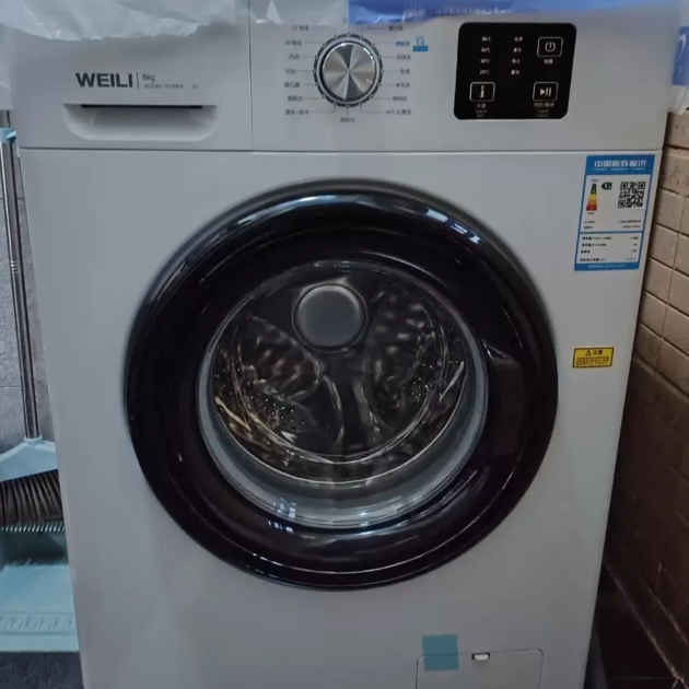 威力12公斤大容量变频滚筒 高温筒自洁 15分钟快速洗 蒸汽洗 一级能效全自动洗衣机XQG120-1216DPX钛金灰晒单图