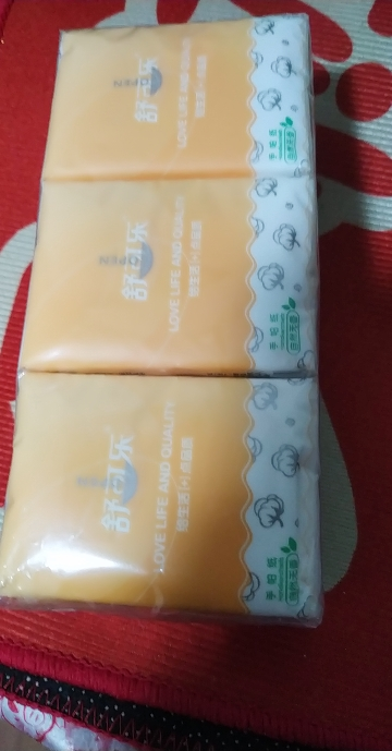 舒可乐 原木纯品三层7张*6包装 超韧抽取式手帕纸大张便携式随身装木浆纸巾小包餐巾纸面巾纸实惠装 母婴可用 6包装晒单图