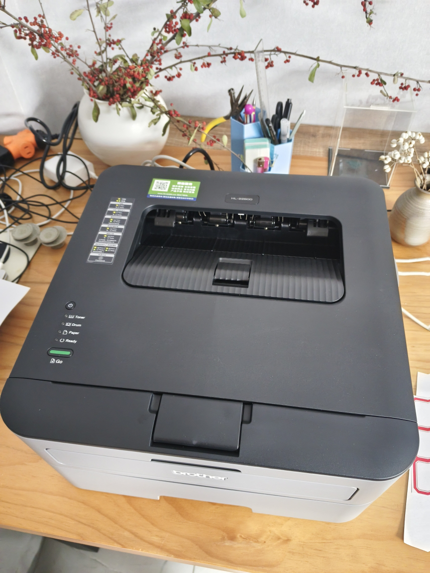 兄弟(brother)HL-2260D黑白激光打印机 自动 双面打印 30页/分钟高效打印商用办公家用打印机 标配晒单图