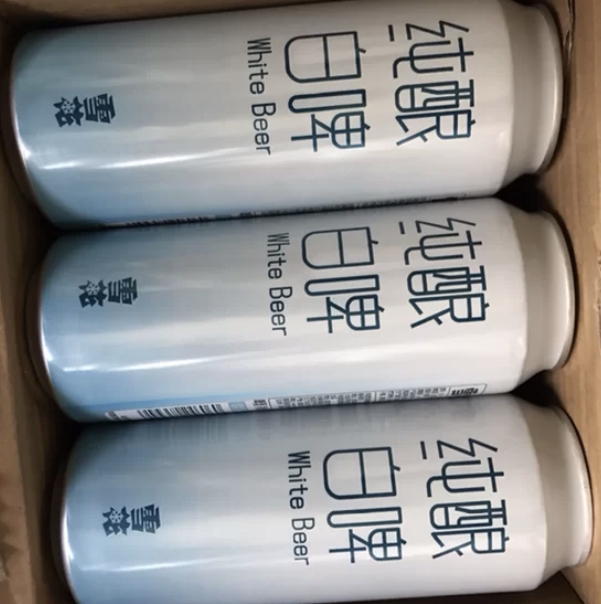 雪花啤酒纯酿白啤500ml*18听整箱装晒单图