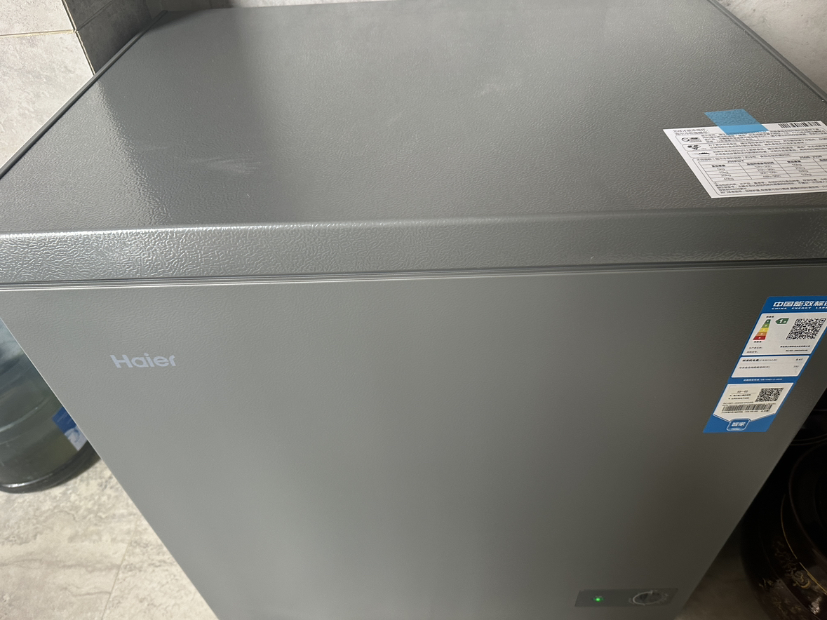 [无需除霜]海尔冰柜家用小型冷柜一级能效冷藏冷冻转换保鲜柜速冻柜节能小冰箱 [新品]钢板内胆200L晒单图