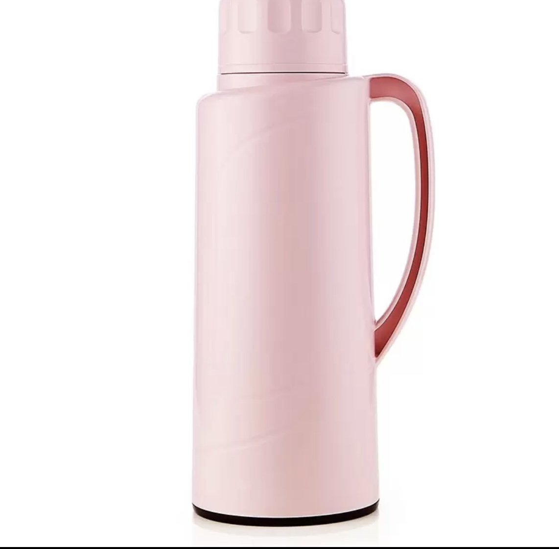 JEKO&JEKO 保温壶户外家用热水瓶暖水壶大容量开水瓶玻璃内胆保温瓶暖壶宿舍保温杯2L粉色 SWH-1602晒单图