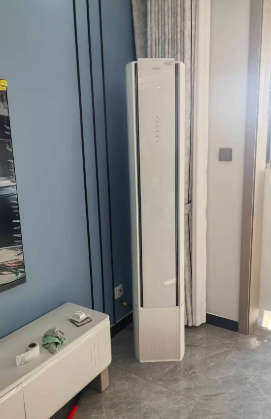 海尔空调(Haier)3匹 变频新1级能效 强冷强热 家用空调柜机KFR-72LW/C500-1套机晒单图