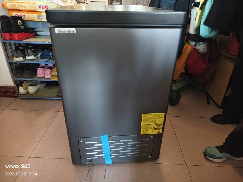 海尔(Haier)200升 家用卧式冰柜 冷柜 小冰箱 风冷无霜 一级能效 BC/BD-200WGHESM晒单图