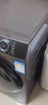 海尔(Haier)初色系列 10公斤 变频 全自动 滚筒洗衣机 除菌 XQG100-606H晒单图