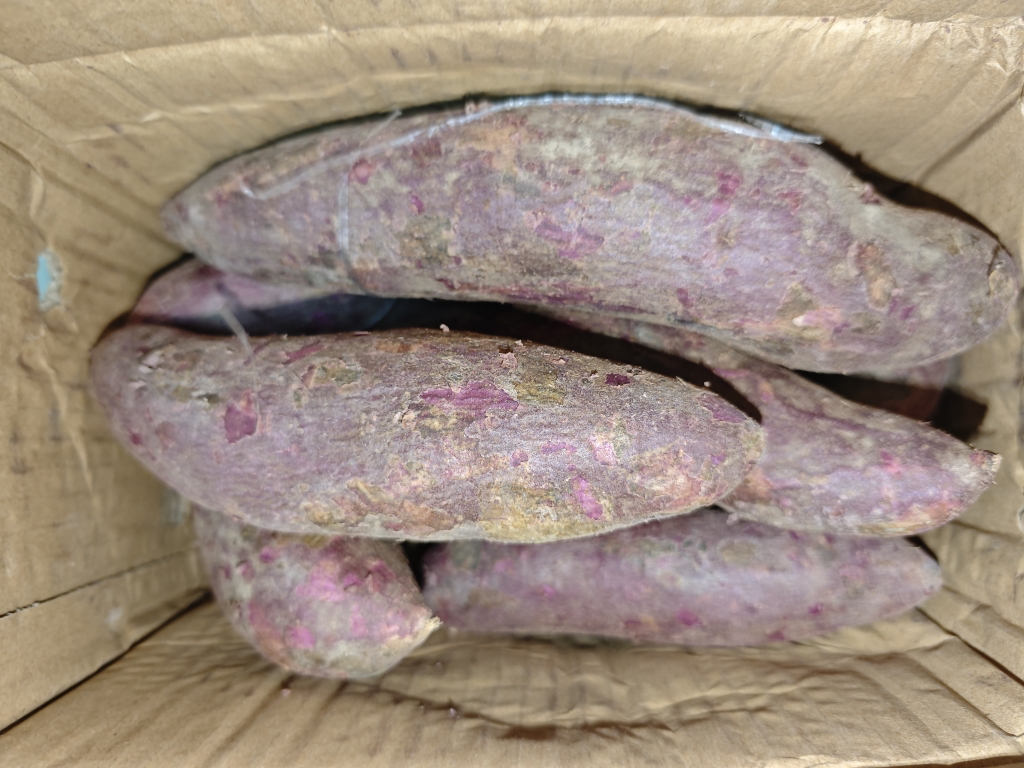 [西沛生鲜]新鲜紫薯 地瓜蔬菜 软糯香甜 净重5斤 中果 单果150-400g晒单图