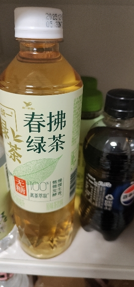 统一绿茶春拂绿茶真茶萃取0脂无糖微发酵茶饮料500ml*15瓶整箱装晒单图