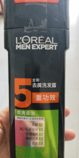 欧莱雅男士去屑洗发露(炭爽去油)400mL晒单图