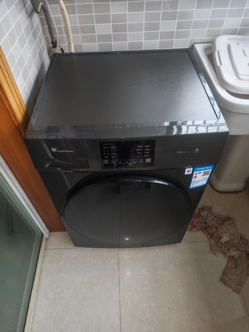 [苏宁自营]小天鹅滚筒洗衣机全自动变频10公斤大容量家用羽绒服洗除菌除螨 TG100V23PRO [洗净比1.1新款]晒单图