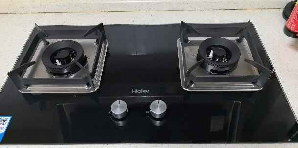 海尔(Haier)燃气灶天然气 嵌入式台嵌两用 5.2kw大火力纯蓝焰猛火 Q2BE6灶具64%高热效 [天然气]晒单图