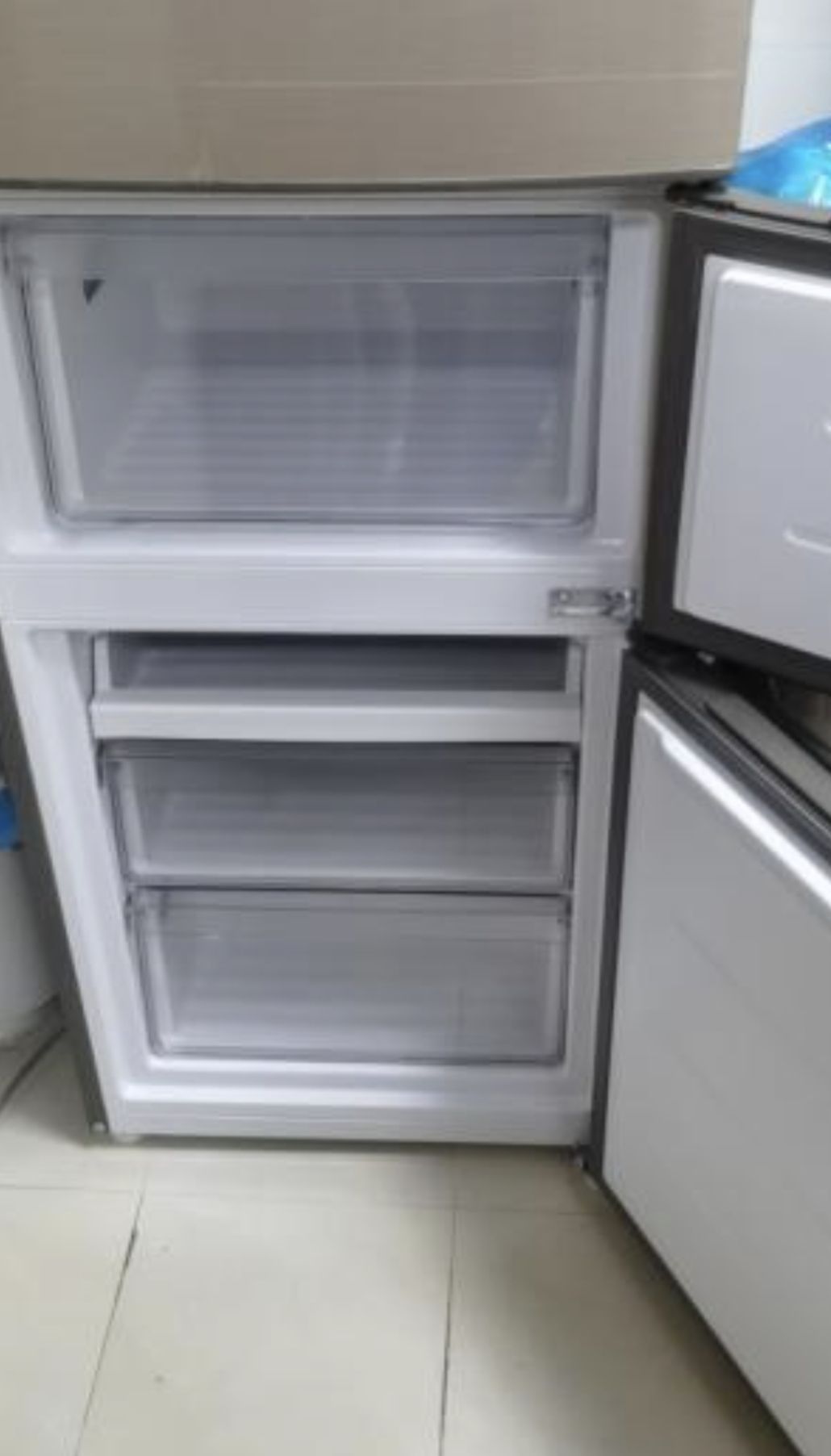 海尔(Haier)219升三门冰箱2级能效 节能家用电冰箱三开门冷藏冷冻BCD-219LHC3E0YH晒单图