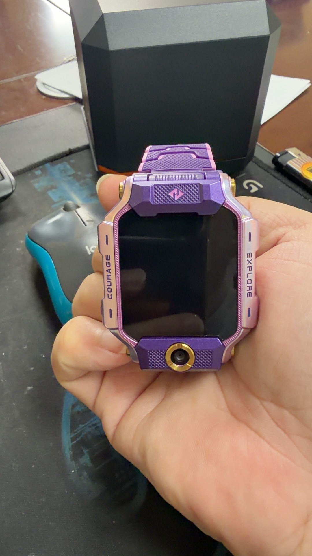 [智能手表]小天才儿童电话手表Z8A霞光紫 防水GPS定位智能手表 学生儿童移动联通电信4G视频拍照双摄手表手机男女孩晒单图