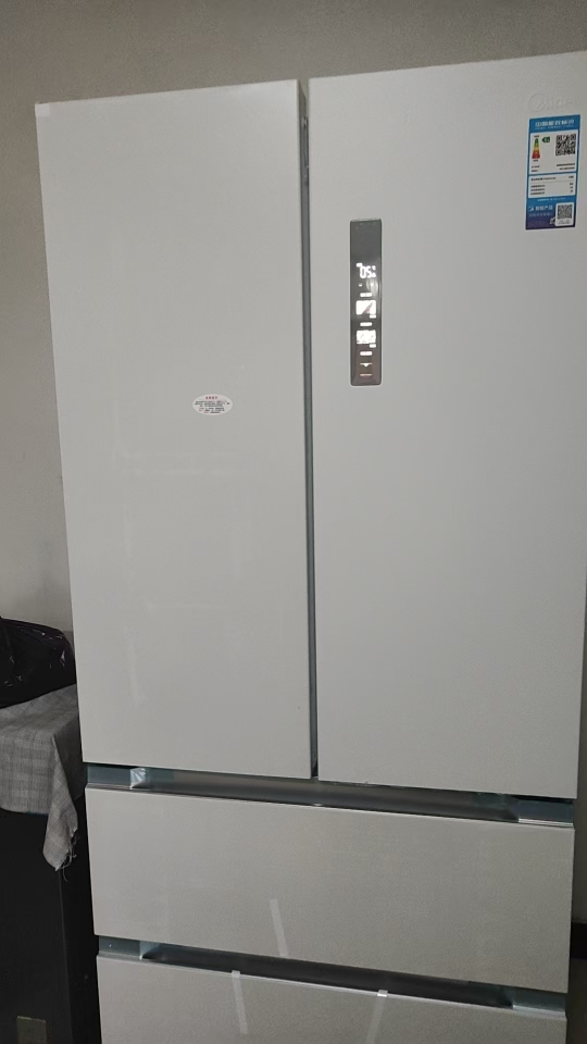 [自营]美的冰箱(Midea)508净味变频一级能效法式四开门白色冰箱以旧换新家用大容量BCD-508WTPZM(E)晒单图