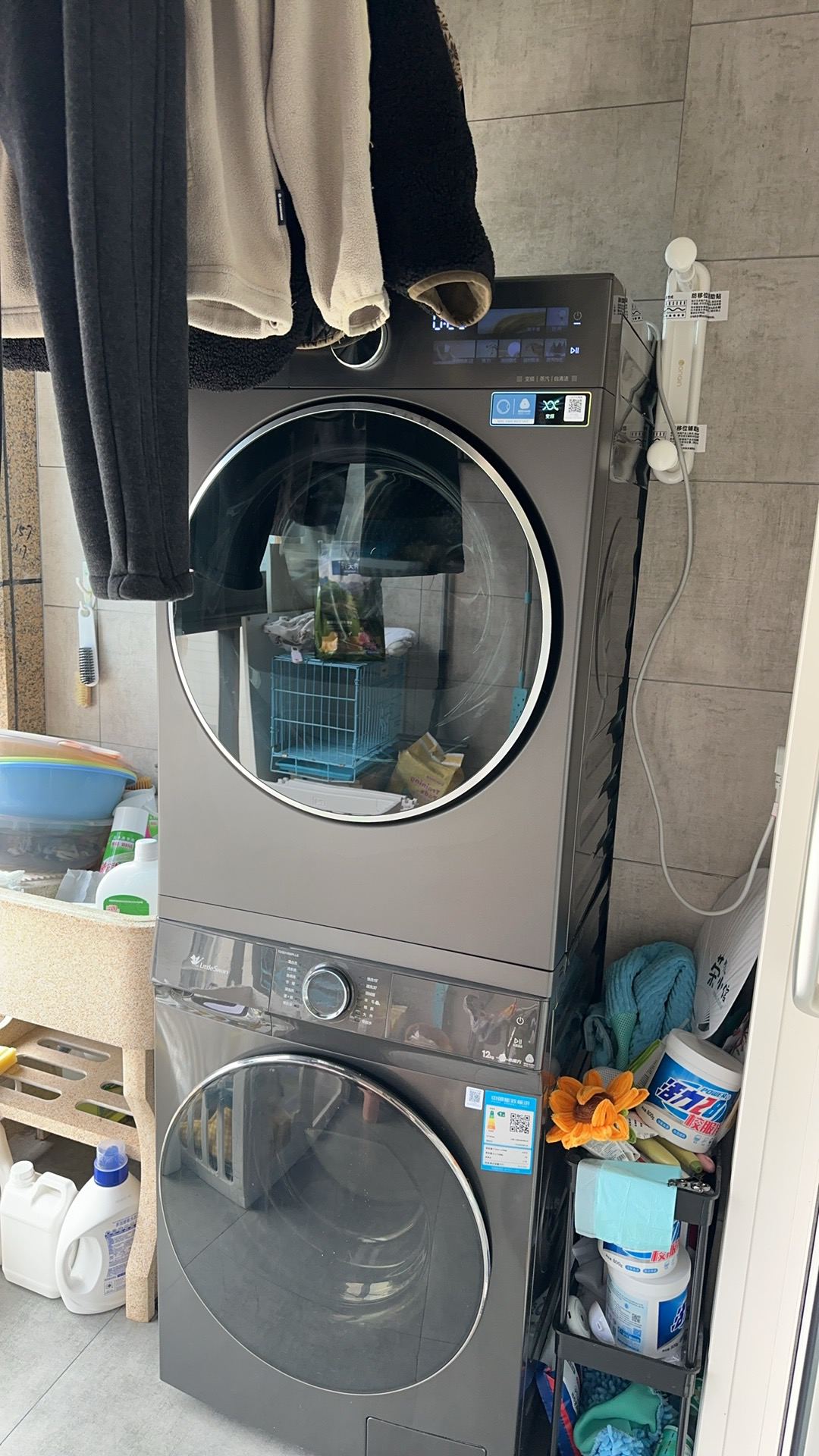 [纯平全嵌]小天鹅小乌梅3.0全能机皇10kg家用全自动滚筒热泵AI双感穿透烘干衣机洗衣机TH10VE40国家政府补贴晒单图