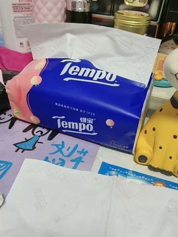 Tempo得宝樱花味抽纸4层90抽16包卫生纸 家用实惠装有香餐巾纸面巾纸卫生纸纸巾(整箱销售)(新旧包装交替发货)晒单图