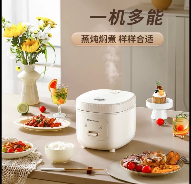 荣事达电饭煲家用小型多功能蒸煮一体锅1-2-3人迷你2升电饭锅RFB-J20N6晒单图