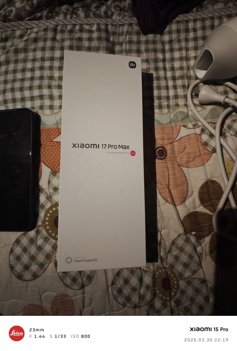 [手机]小米 Xiaomi 17 Pro Max 黑色 16GB内存+1024GB存储小米手机新品新款上市小米徕卡联合研发小米自营旗舰店小米澎湃OS小米17 Pro Max晒单图