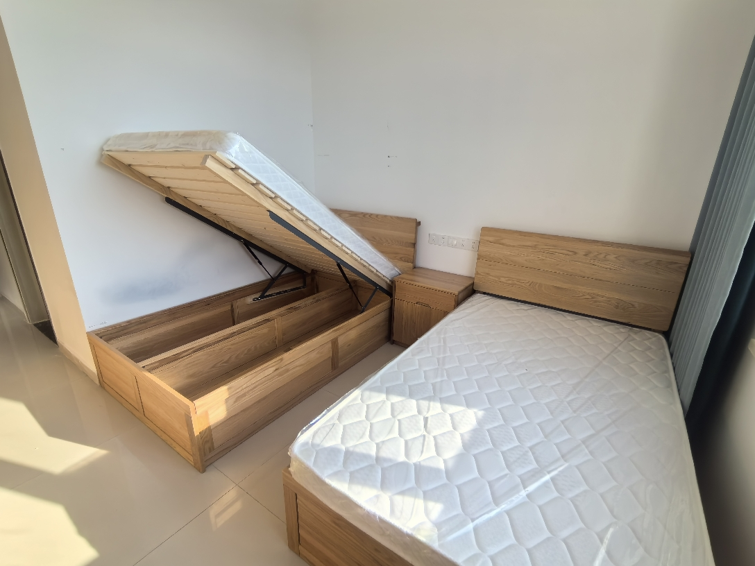 毕氏家具 单人床 1200*2000*400 张晒单图