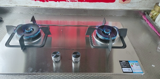 万和 一级能效 [蓝莲花]4.8kW大火力 家用台式嵌入式燃气灶具 双眼灶 不锈钢 JZY-B9B50(液化气)晒单图