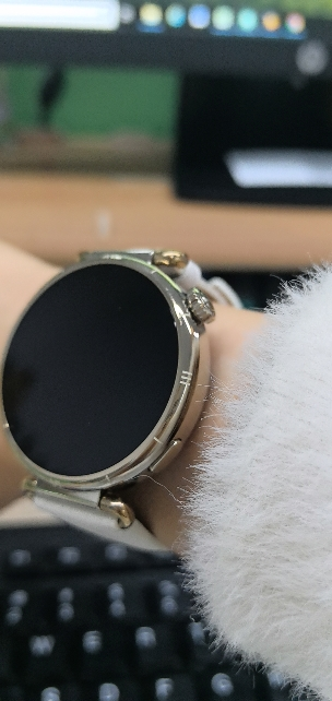 [智能手表]HUAWEI WATCH GT6 (KSU-B19) 41mm 白色复合素皮表带 浮光白晒单图