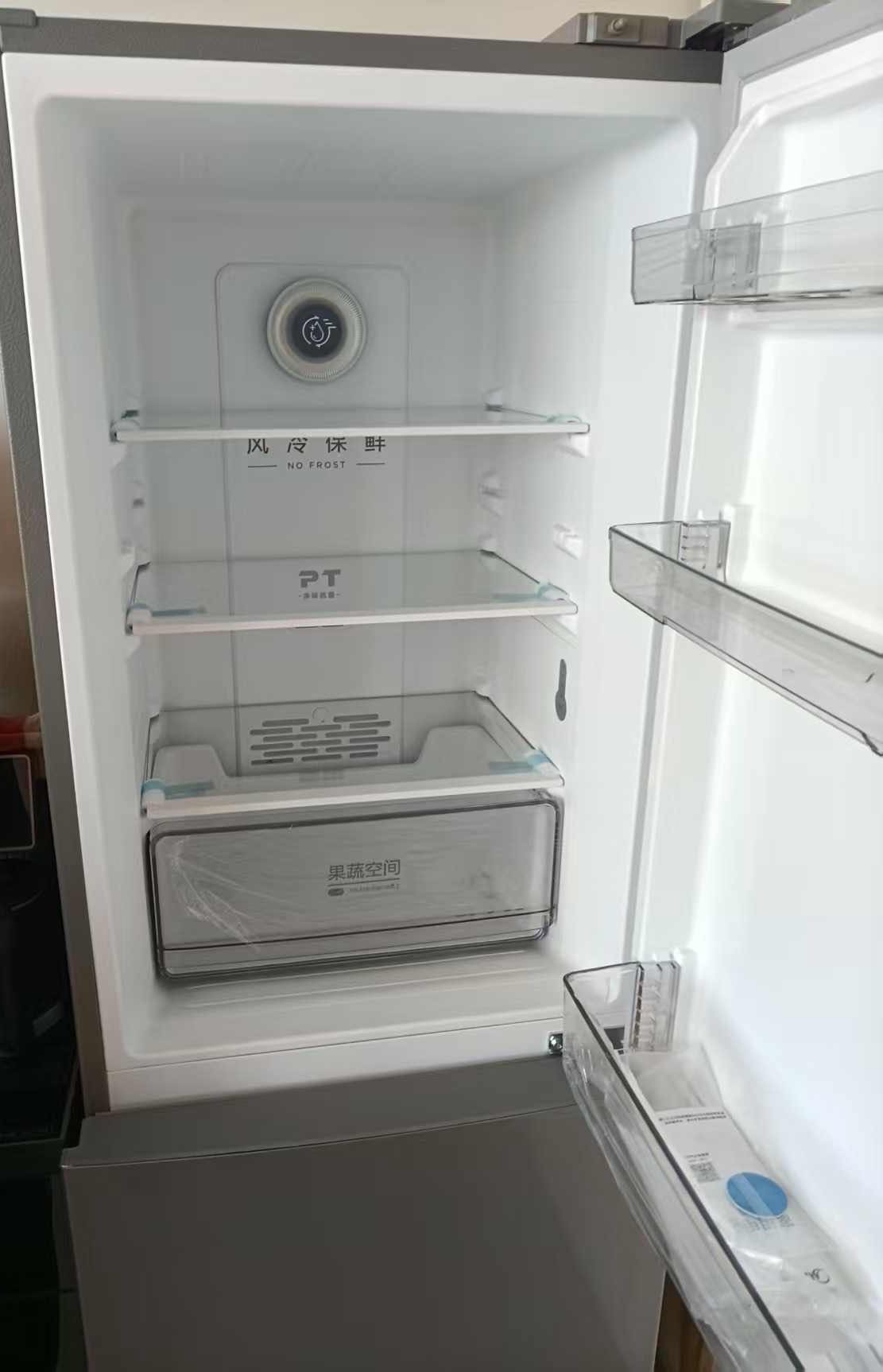 美的冰箱钛钢灰196升独立式双门家用小冰箱MR-196W一级能效节能省电120升冷藏66升冷冻电脑控温低音 以旧换新国补晒单图