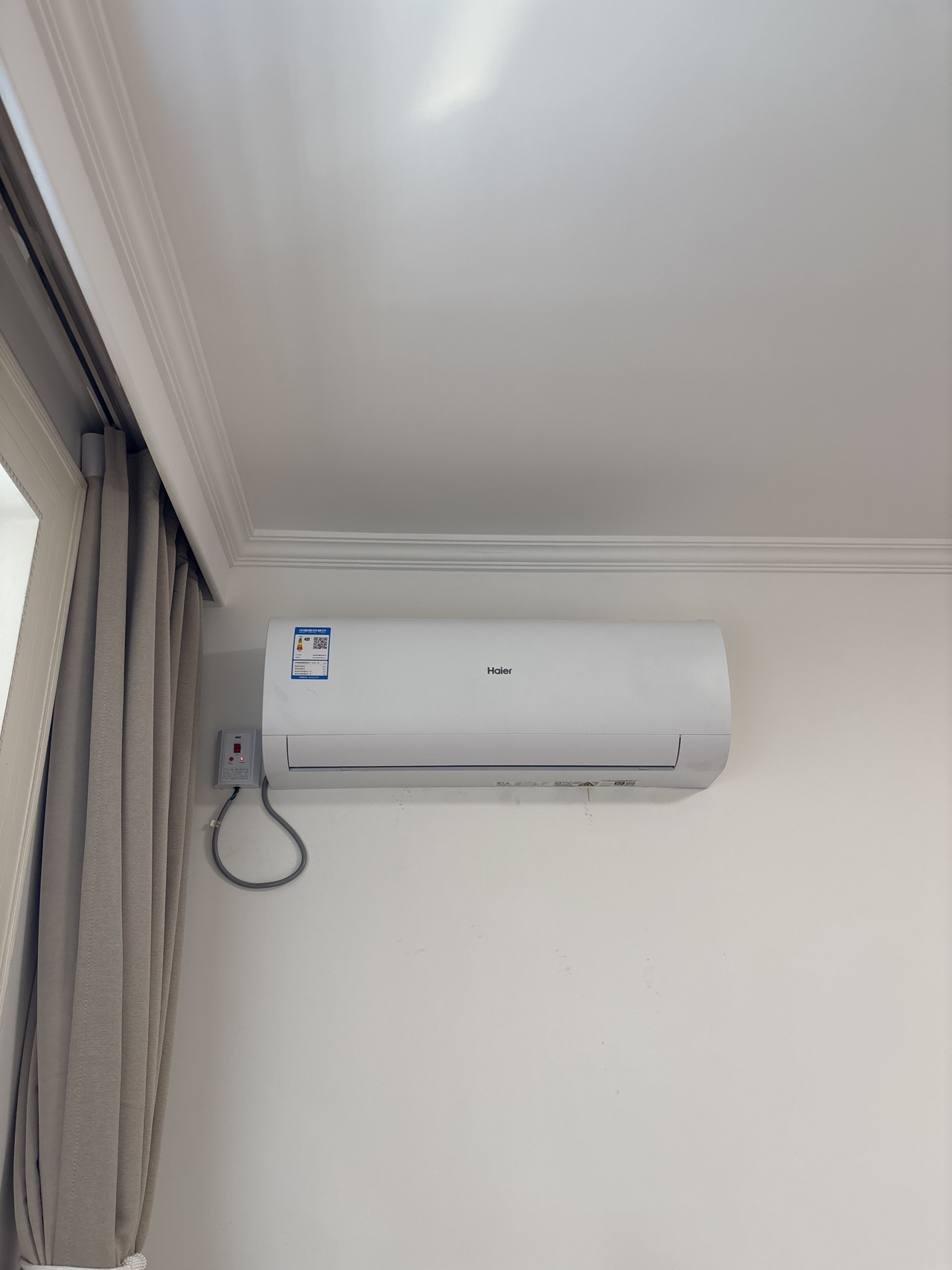 海尔空调2P大挂机 新1级能效 自清洁 节能 省电KFR-50GW/24PAA81U1家用空调套机晒单图