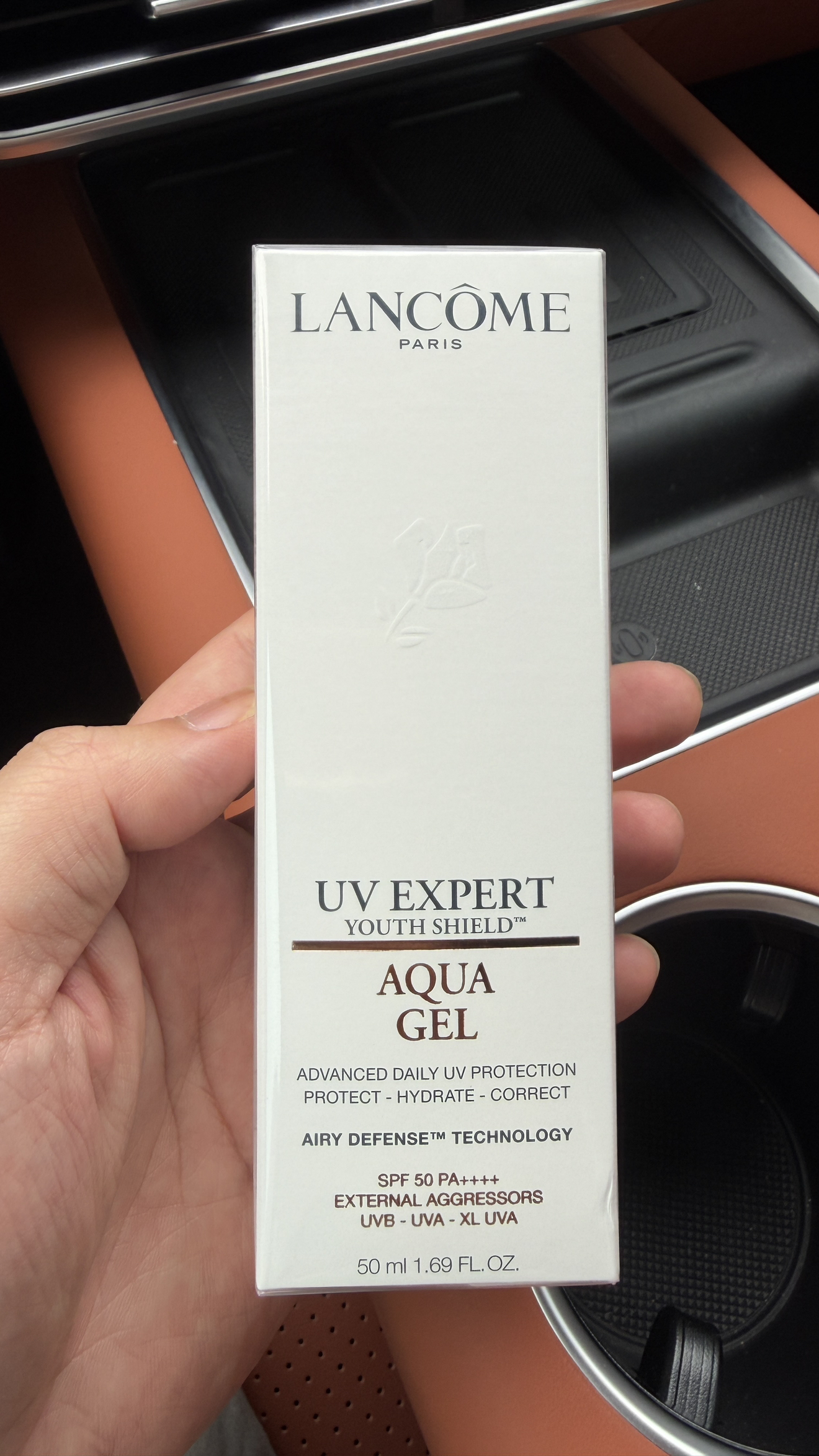 法国(Lancome)兰蔻水漾轻透隔离露UV小白管空气感防晒霜 SPF50柔皙轻透防晒霜50ml 清爽型晒单图