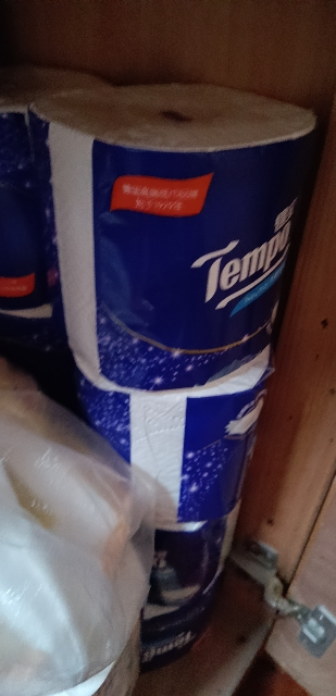Tempo得宝天然无香经典有芯卷纸4层160g16卷卫生纸 四层加厚厕纸卫生纸家用实惠纸(整箱销售)(新旧包装交替发货)晒单图