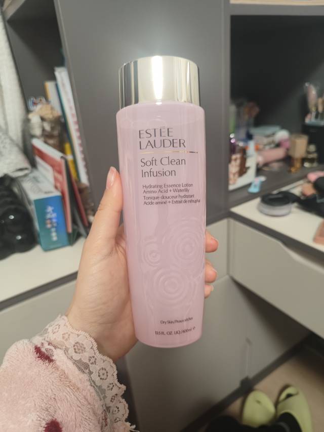 雅诗兰黛(Estee Lauder)保湿柔肤水干皮亲妈 第二代粉水补水保湿修护舒缓化妆水粉/水400ml晒单图