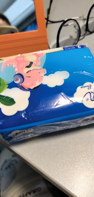 面巾纸柔软抽纸餐巾纸擦手原木卫生纸巾3层100抽*2包 家用实惠装晒单图