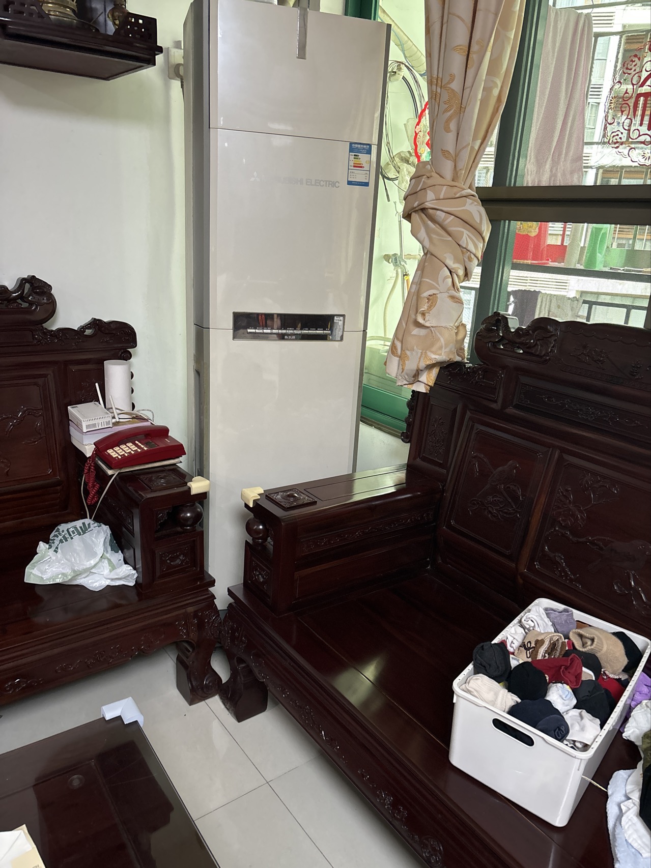 方形柜机空调上门清洗服务 苏宁帮客上门服务晒单图