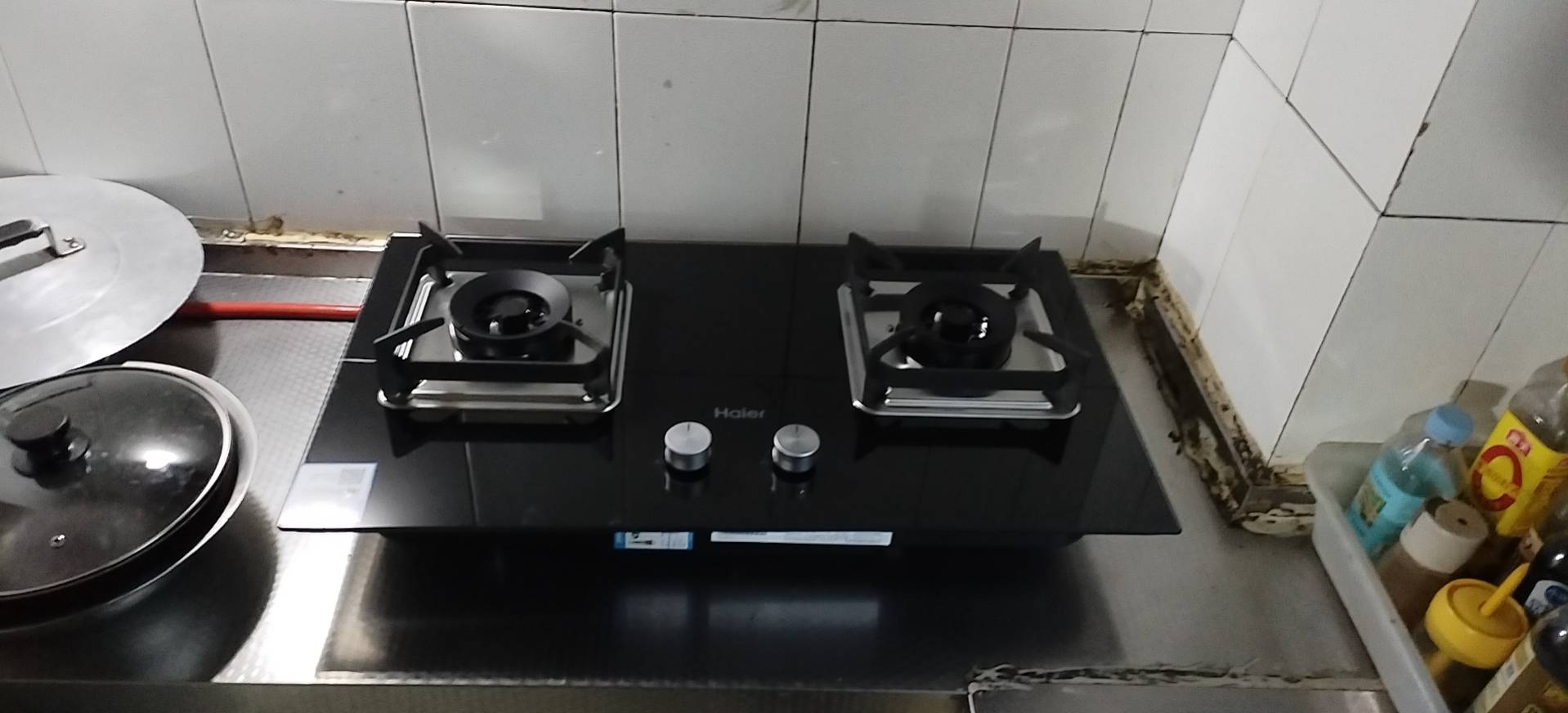 海尔(Haier)燃气灶液化气灶双眼灶瞬燃点火智能熄火保护5.0KW大火力一级能效三重增氧混燃台嵌两用 Q2BE53晒单图