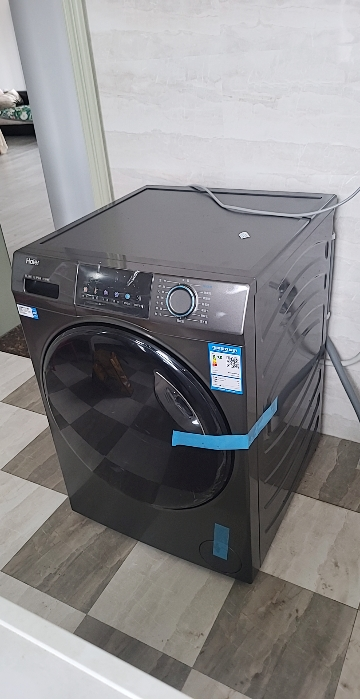 海尔(Haier)超越系列 12公斤 变频 洗干一体机 滚筒洗衣机 大容量 大筒径 除菌除螨 XQG120-HL50DS晒单图