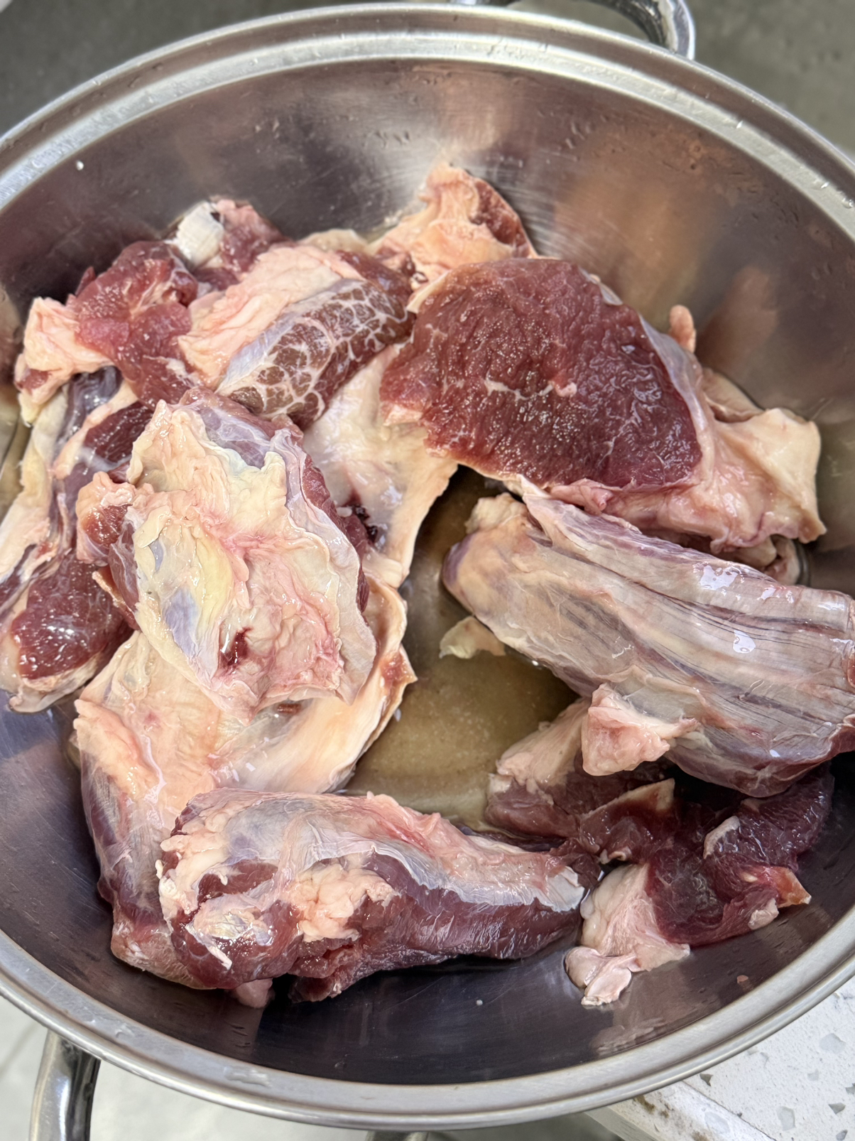 伊杨沁宁夏草饲安格斯无抗富硒牛肉清真牛腱子1kg冷链空运整块原切拒绝拼接晒单图