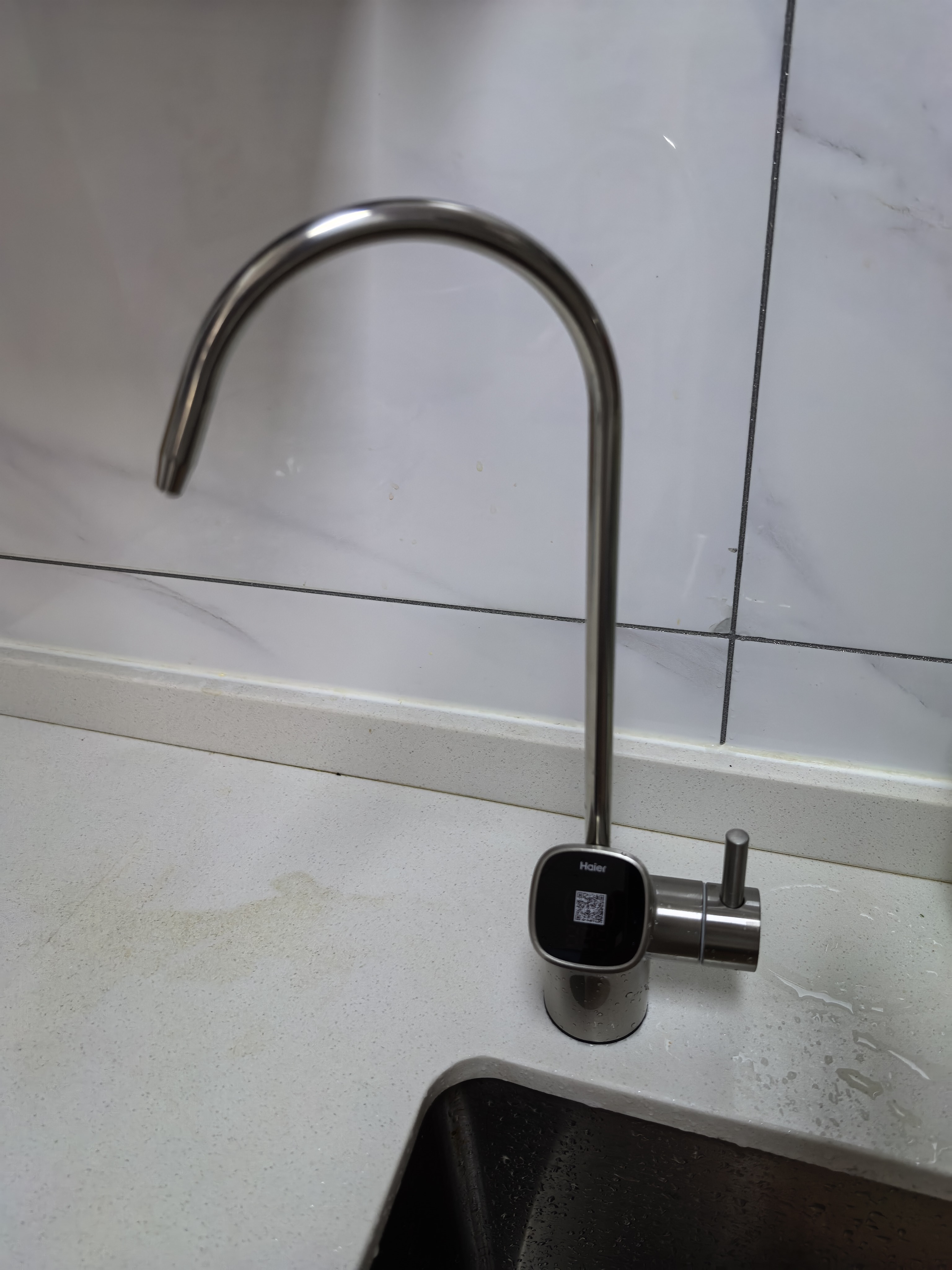 海尔(Haier)净水器1200G鲜活水 pro家用净水机6年RO反渗透过滤器厨下直饮HKC3000-R762D2U1晒单图