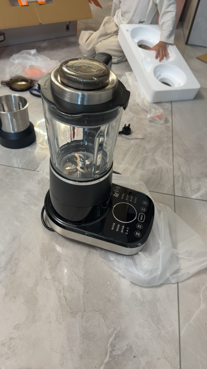 苏泊尔(SUPOR) 低音可拆洗破壁机家用豆浆机智能预约破壁料理机多能果汁绞肉磨粉辅食机SP65S晒单图