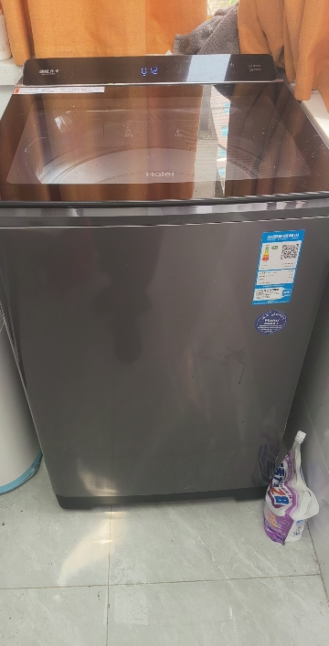 海尔(Haier) 13公斤 变频 全自动 波轮洗衣机 精华洗 除菌螨 玻璃盖 仿手搓 XQB130-BSE37B晒单图
