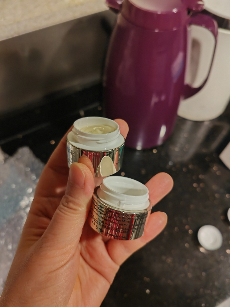 兰蔻(LANCOME)菁纯眼霜臻颜焕亮眼霜 5ml*4 四只特惠装 护肤品礼盒提拉紧致淡化纹路修护眼周肌肤晒单图