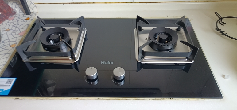 海尔(Haier)燃气灶天然气 嵌入式台嵌两用 5.2kw大火力纯蓝焰猛火 Q2BE6灶具64%高热效 [天然气]晒单图