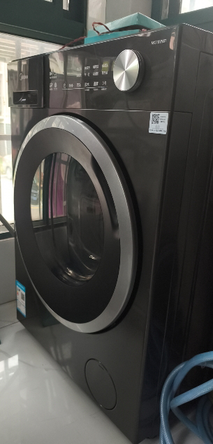 美的全自动10kg金属钛滚筒洗衣机MG10V56T 1级能效节能侧开大容量晒单图