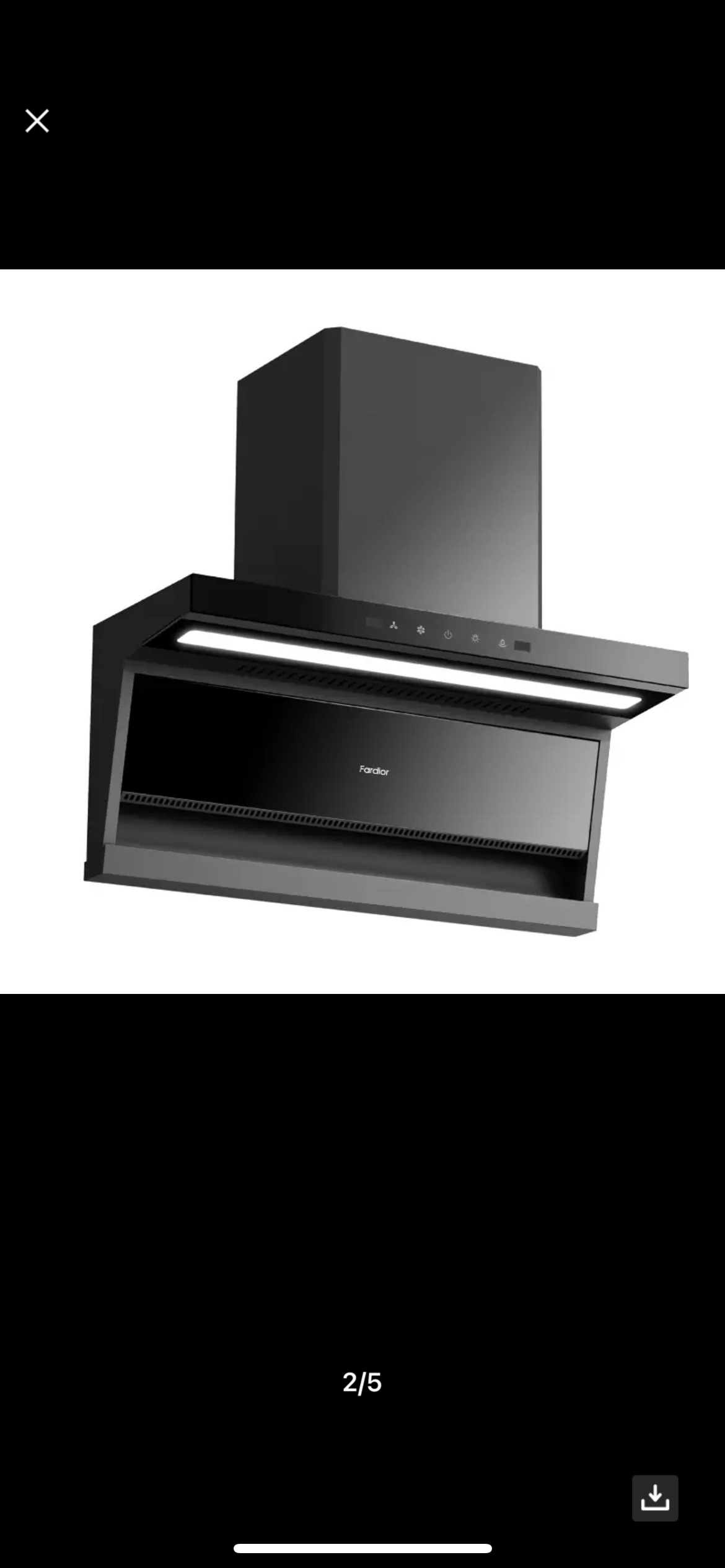 法迪欧(Fardior)油烟机CXW-218-J9009 侧吸 油烟机17立方大吸力一级能效 欧式触控式 钢化玻璃面板晒单图