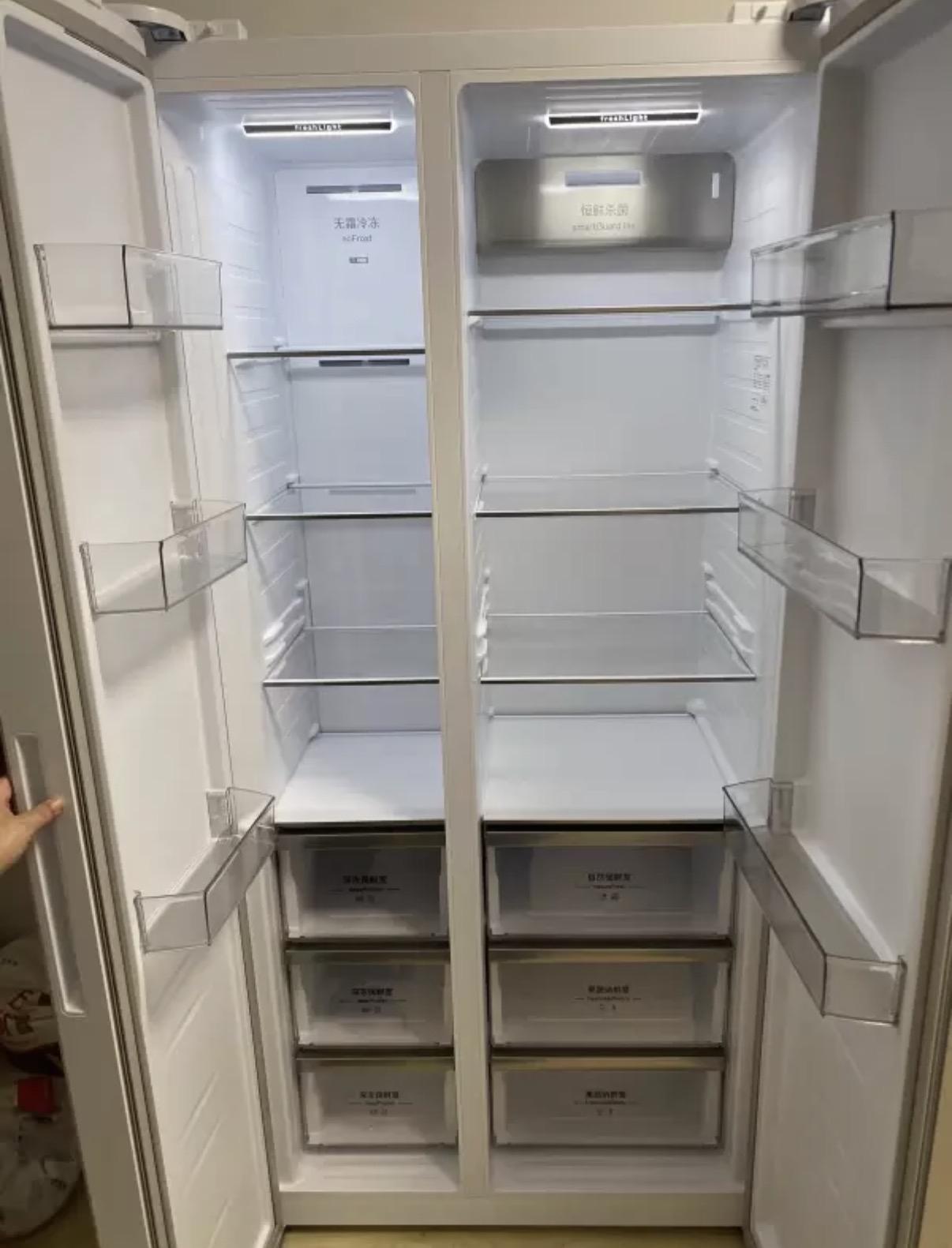 新品西门子(SIEMENS)604升超大容量对开门变频电冰箱双开门博纳臻鲜超氧恒鲜杀菌长效净味净味 KA98CEA20C晒单图