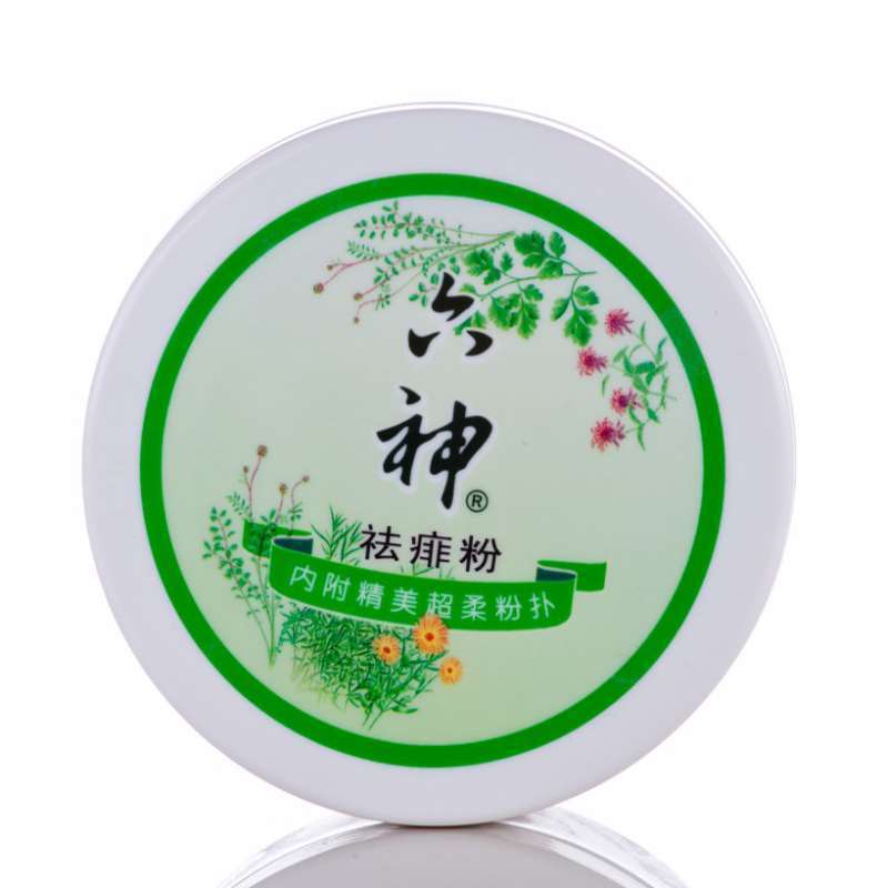 六神祛痱粉150g(盒装)高清大图