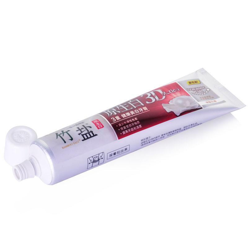 竹盐原生白健康美白牙膏105g