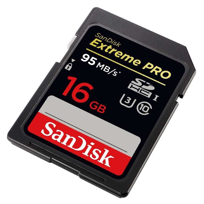 SANDISK(闪迪)ExtremePro(16G)至尊超极速SD卡(95M/S)