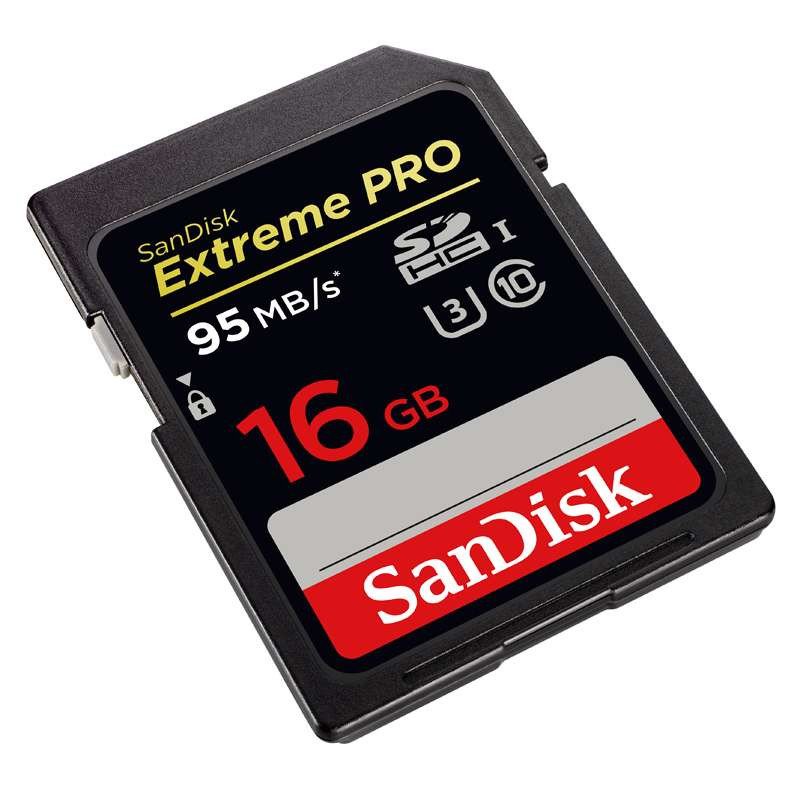 SANDISK(闪迪)ExtremePro(16G)至尊超极速SD卡(95M/S)