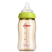 贝亲贝亲(PIGEON)宽口径PPSU奶瓶240ml（绿色）AA74新旧款随机发货