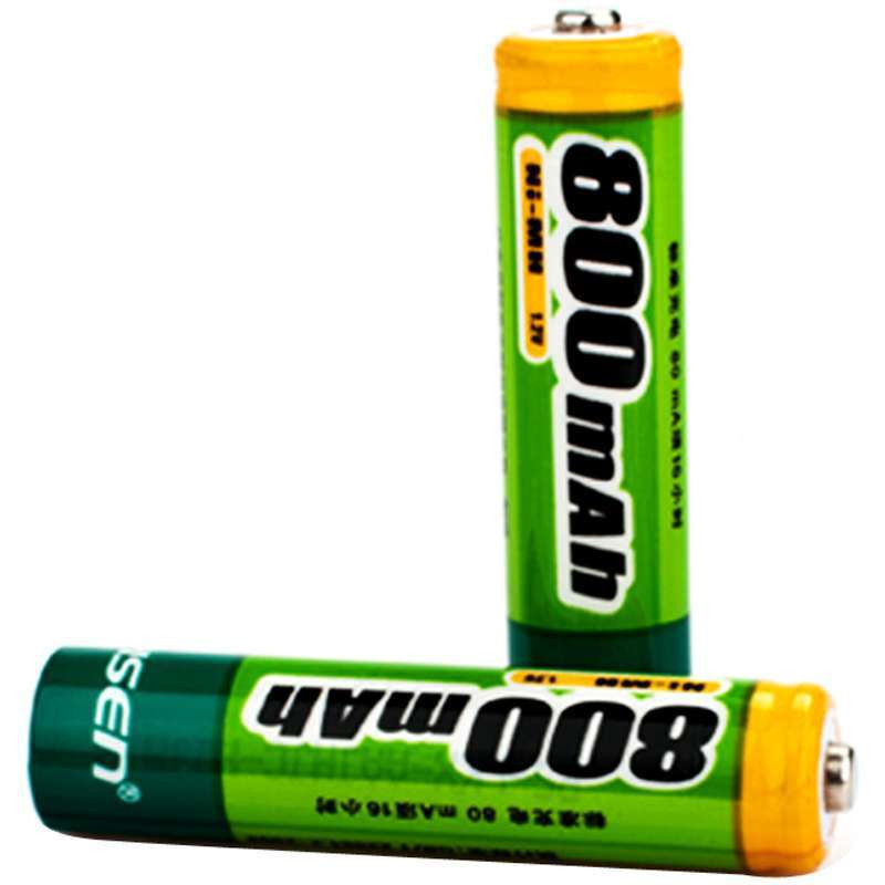 品胜(PISEN)数码AAA电池800mAh(2支装)，充电电池，玩具电池，7号电池