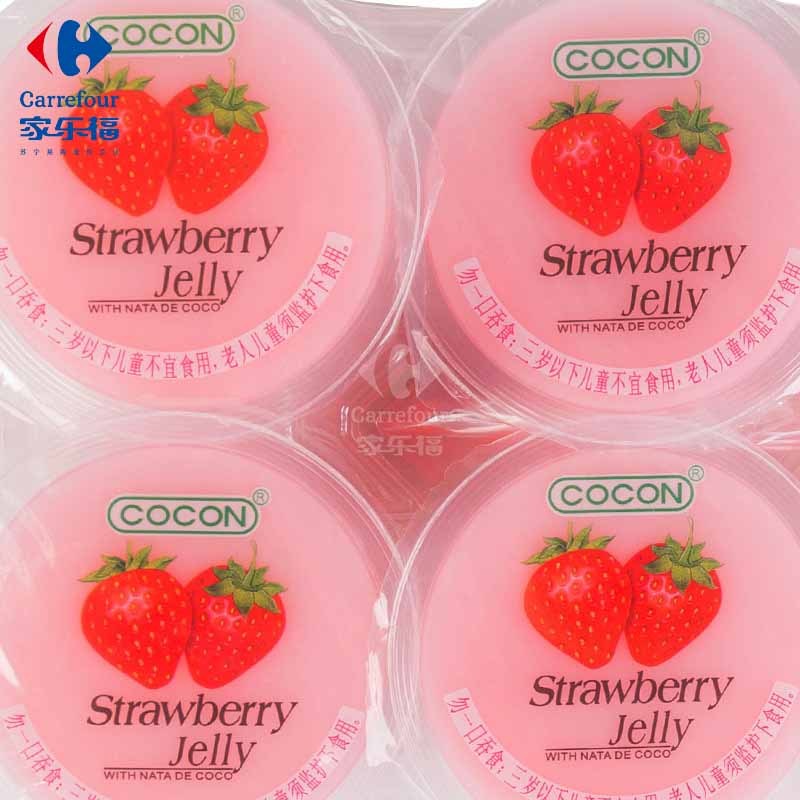 可康(cocam)草莓味果冻(含椰果)80g*6